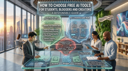 How to Choose Free AI Tools for Students, Bloggers and Creators