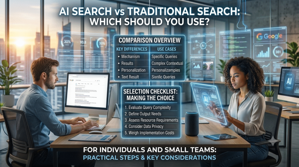 AI Search vs Traditional Search: Which Should You Use?