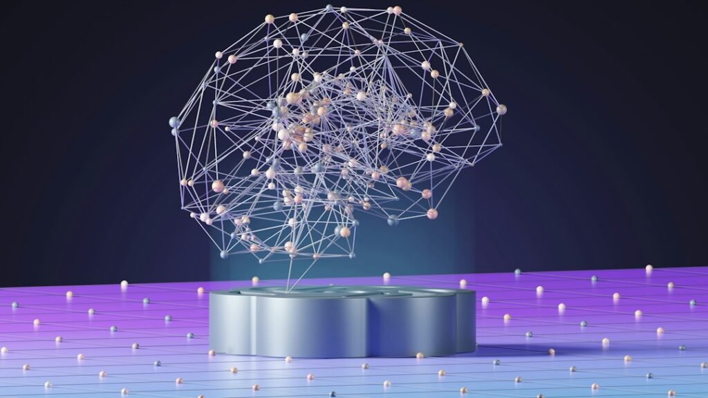 Abstract neural network visualization for AI research